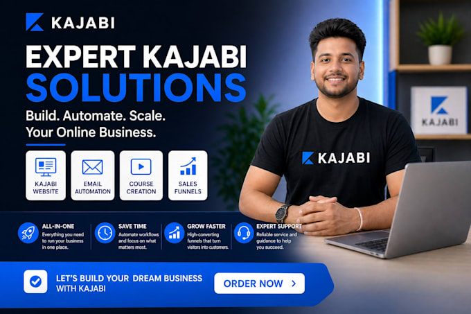 build and design high converting kajabi websites and landing pages