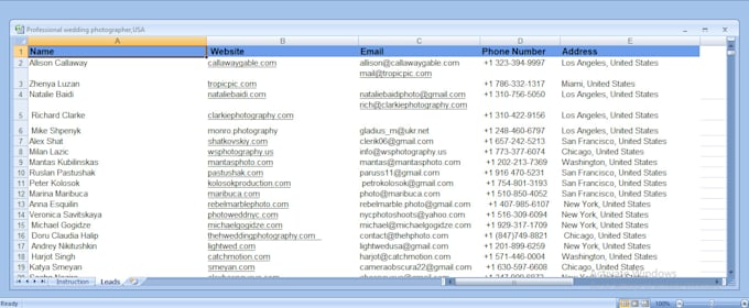 do lead generation lead list linkedin email sourcing