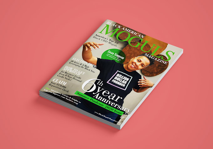 design magazine cover, magazine inner page, ebook, report