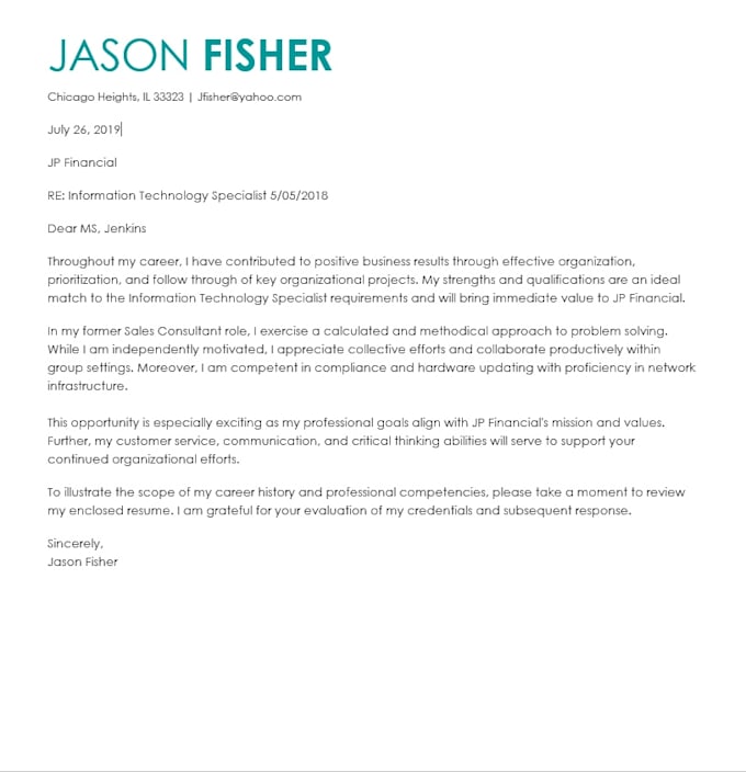 Create An Entry Level Resume Cover Letter By Mast3rm1nd