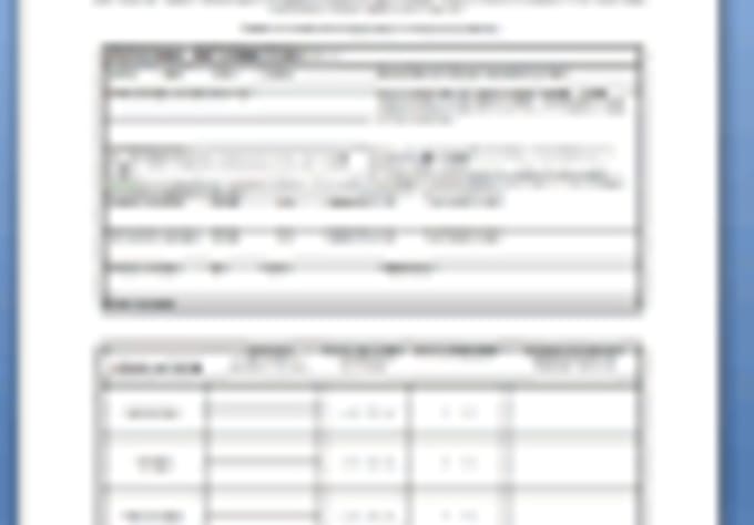 create word or pdf form
