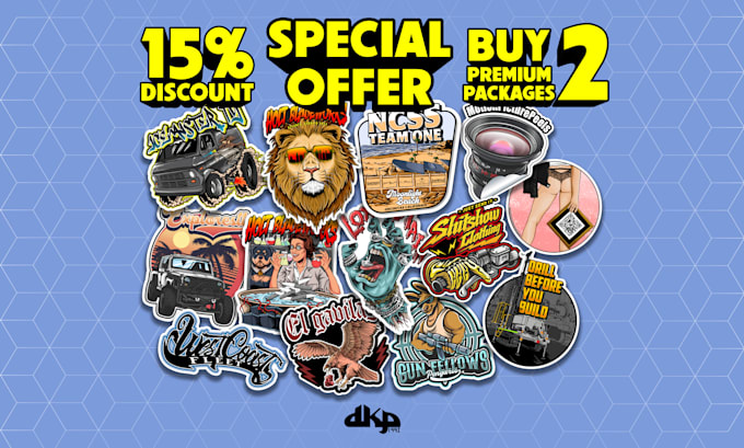 design sticker, tshirt, logo, patch and merchandise