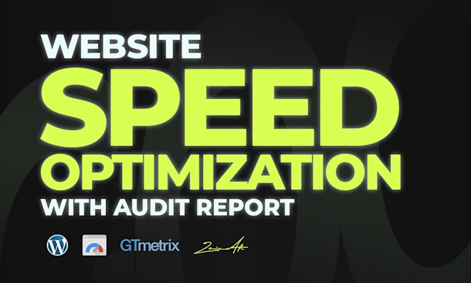 do wordpress website speed optimization, improve page speed