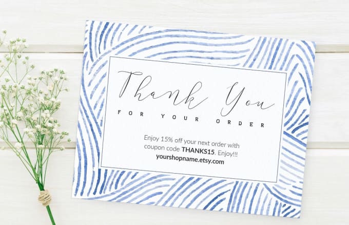 Design a professional thank you card by Kargc00 | Fiverr