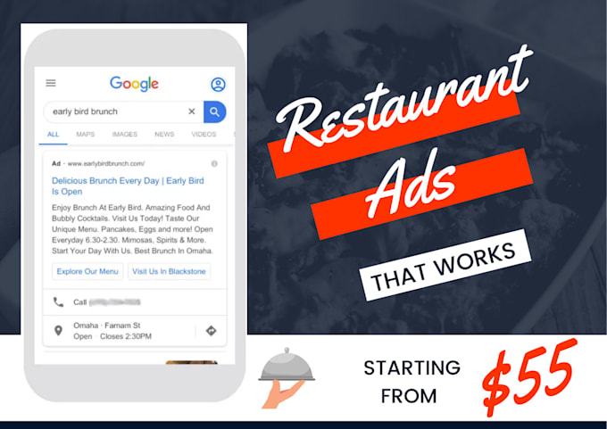generate hungry leads for your restaurant via google ads facebook ads or gbp