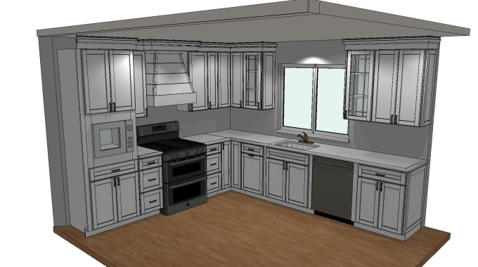 Create A Kitchen Design And Provide, Kitchen Cabinet Materials List
