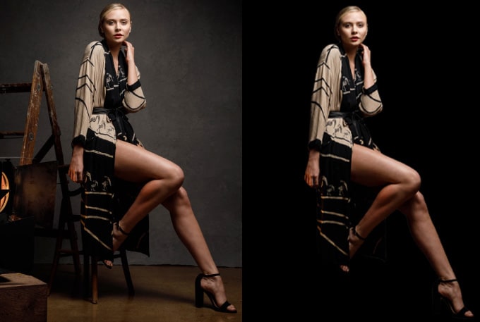 do photoshop edits, change face or background, resize image
