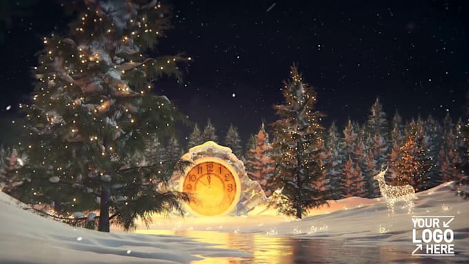 make a beautiful happy new year video