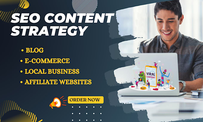 research and create a content strategy for your website