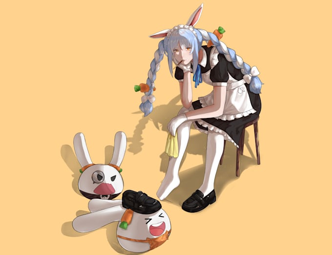 draw original character or fanart in anime or cartoon style