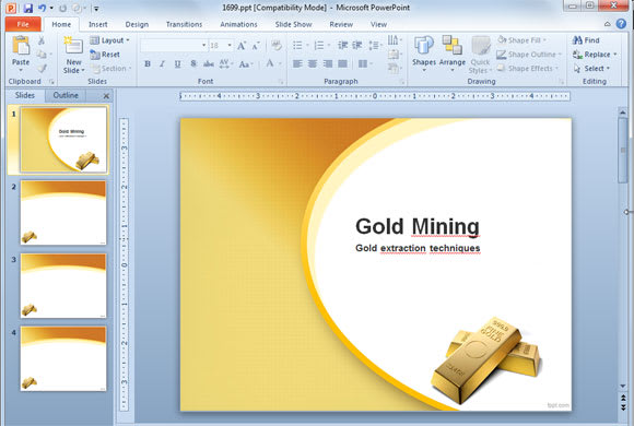 Слайды шаблона презентации в google slides