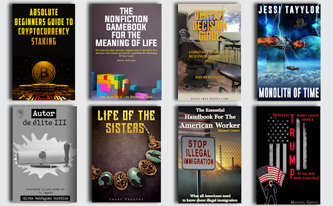 create ebook cover, paperback cover, doc to pdf converting