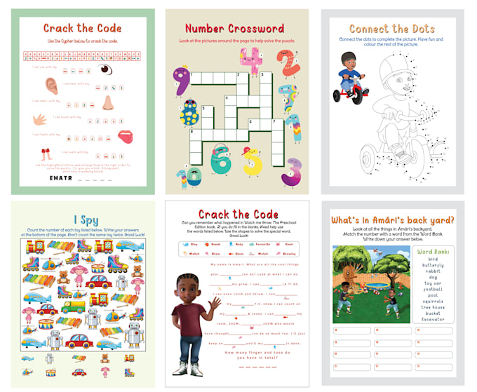 make fun and engaging kids worksheets  activity pages