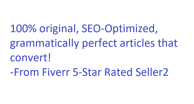 Write 800 To 900 Word Article On Any Topic By Adityasrivastav Fiverr