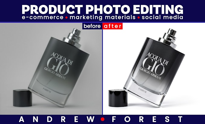 do product photo editing and retouching product photography