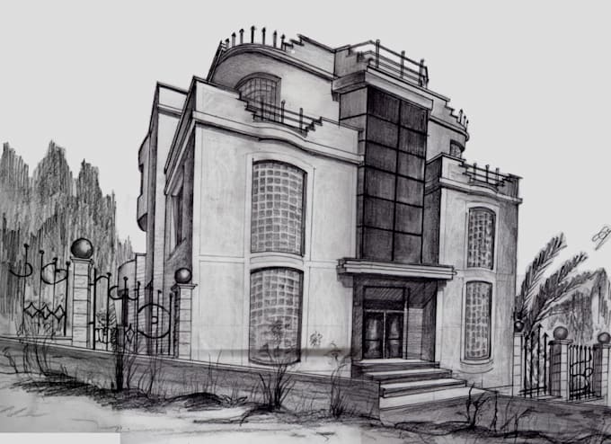 photo Architecture Sketches Of Buildings provide concept architecture buildings