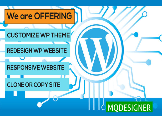 customize wordpres theme, redesign, clone, copy design