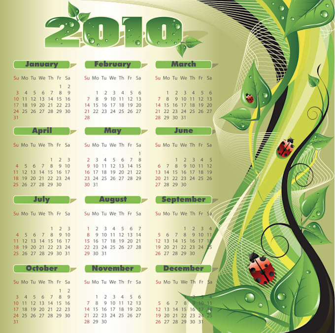 do something for you2020 calendar design