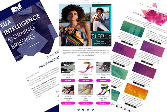 design a mailchimp newsletter template