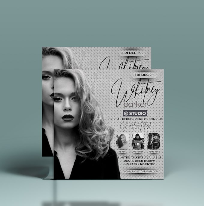 professionally design an event and party flyer in 6 hours