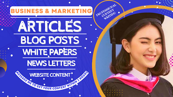 provide engaging business or marketing article