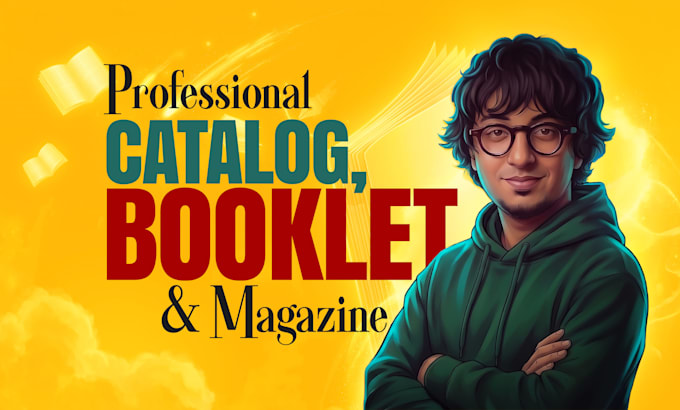 design a professional catalog, booklet or magazine