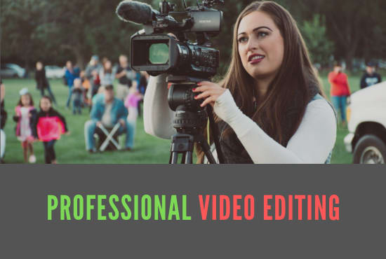 do professional video editing