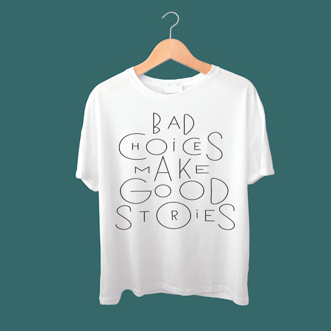 create eye catching typography t shirt design in 24 hours