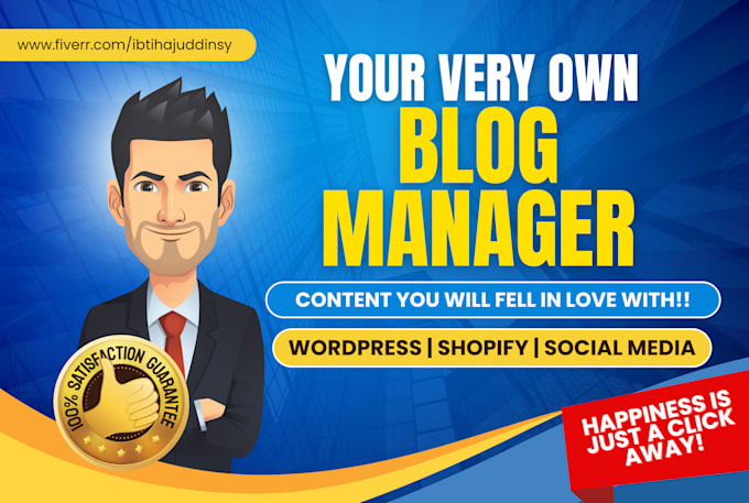 manage your website blog