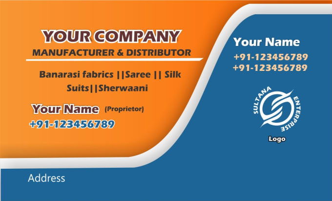 >Attractive Visiting Card Design By Naeemqaazi