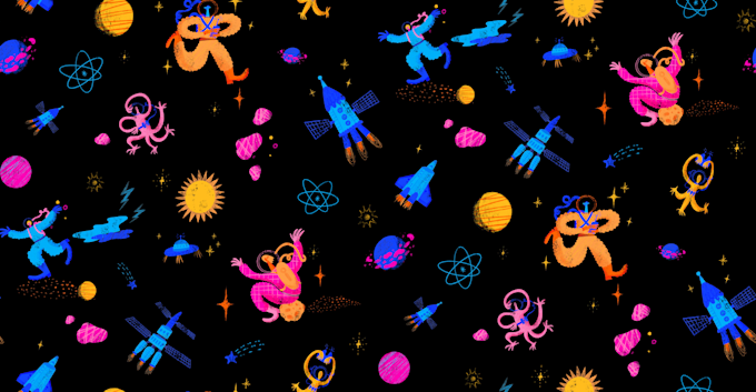 amazing colorful pattern design