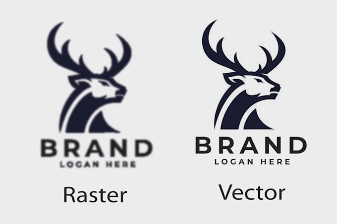 do vector tracing and image redraw with the conversion of logo to vector