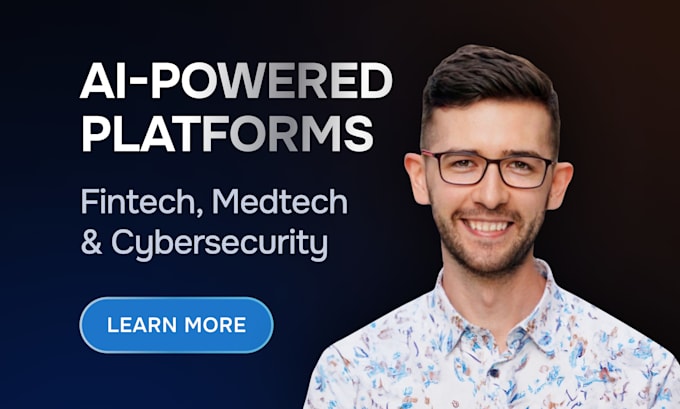 develop ai saas platform fintech medtech cybersecurity web