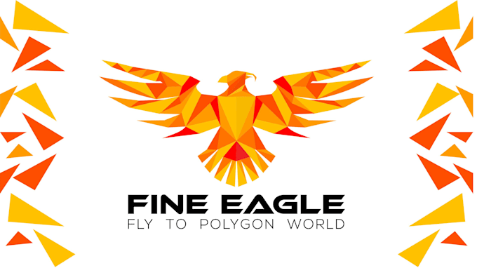 design polygonal, geometric logo