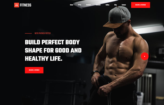 Top 10! I will develop fitness,gym,sports, personal trainer website