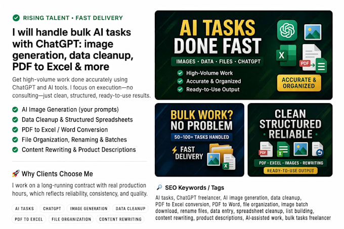 ai assisted data, image and content operations chatgpt equipped