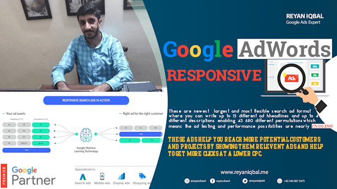 write new google responsive search ads copy