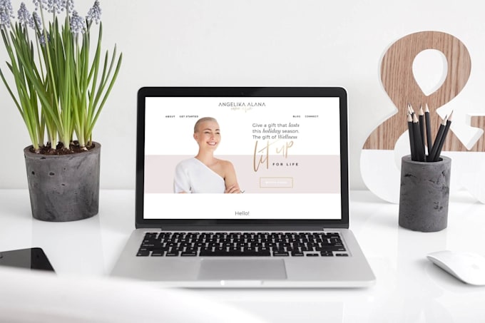 create a complete squarespace website