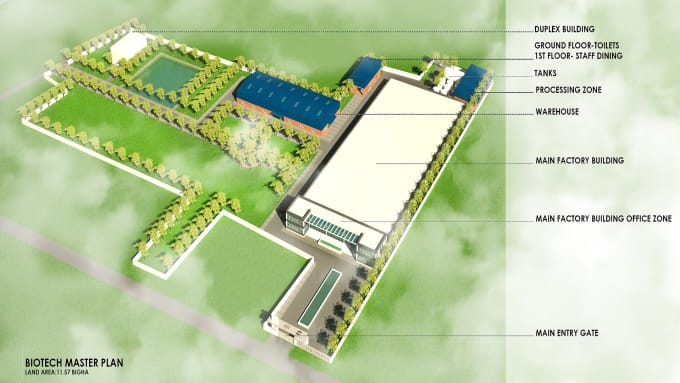 Make 3d Aerial View Or Top View Of The Master Plan By Arslan Germany