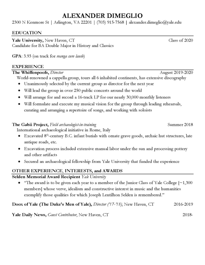 Write Your Cover Letter And Resume By Alexd977