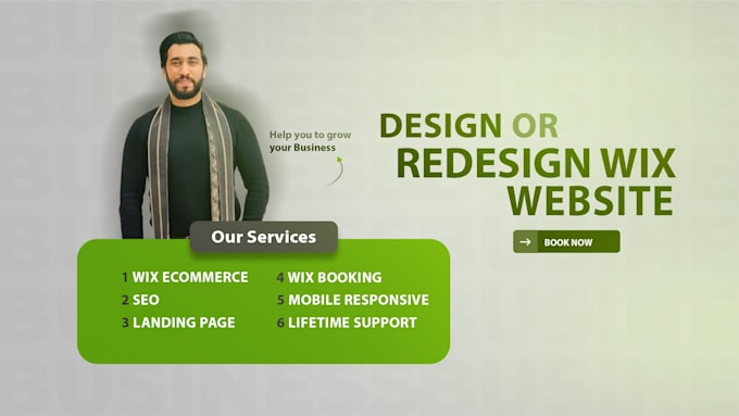 design wix ecommerce website or redesign wix website design