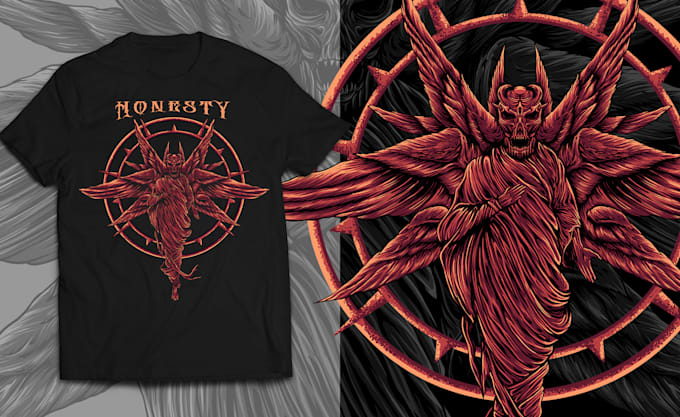 custom special t shirt illustration artwork your band