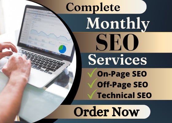 do complete monthly seo service for no 1 google page