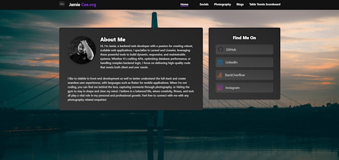 create you a basic website page from scratch