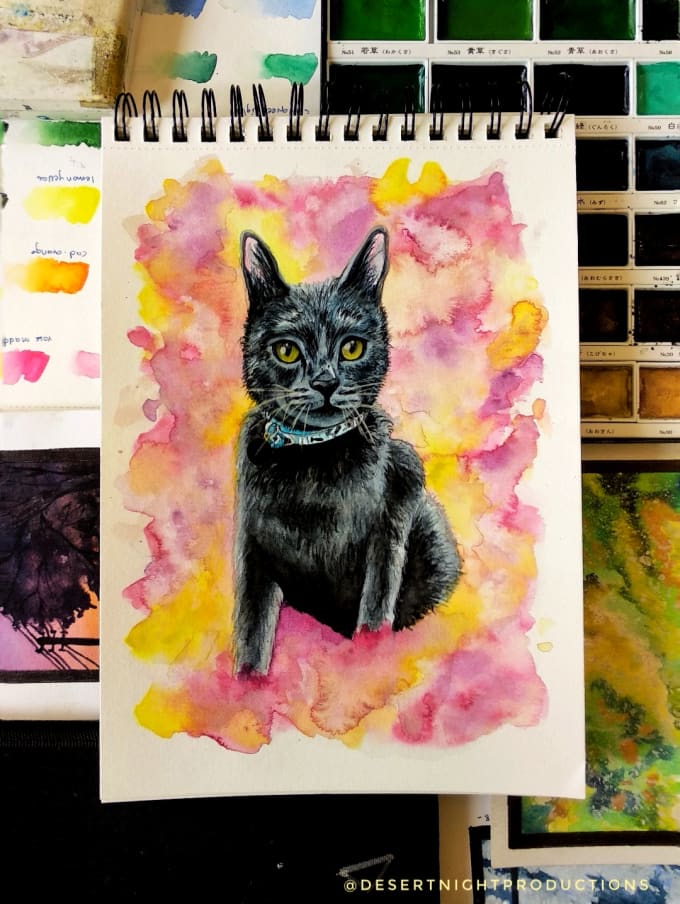 Make Stunning Realistic Watercolor Animals By Desertnightart
