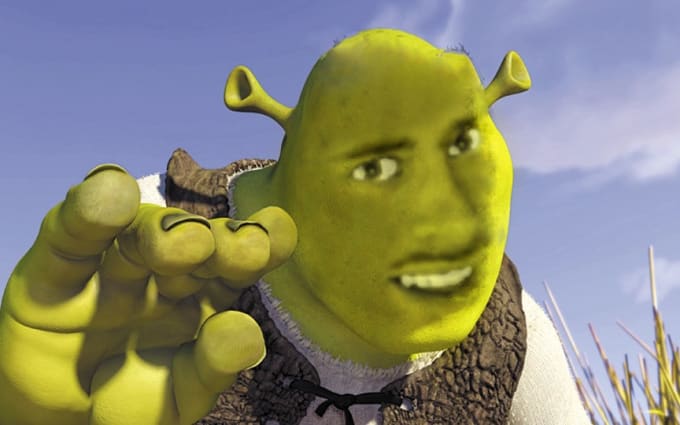 Photoshop your face onto shrek by Its_matthewk | Fiverr