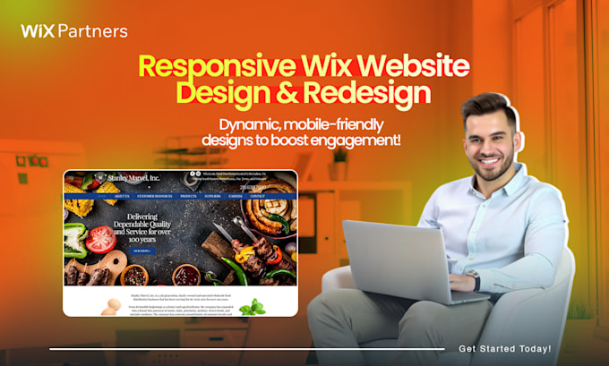 design or redesign a responsive, dynamic wix website for you
