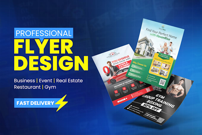 design stunning professional business and event flyers in 24 hours