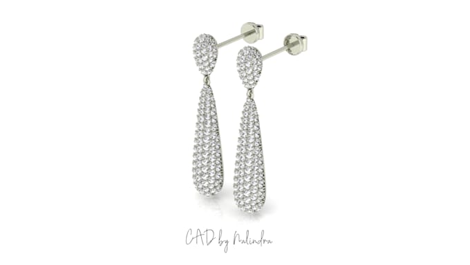 model 3d cad jewelry design and rendering designer