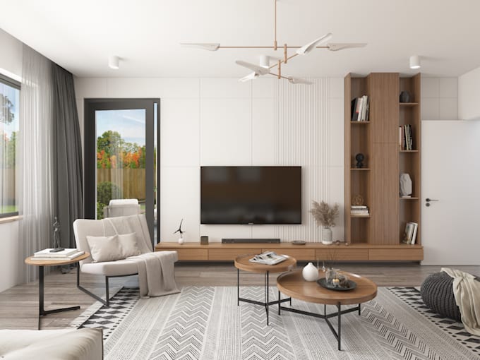 design and render your interior in 3ds max